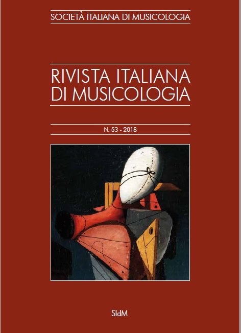 copertina Rivista Italiana di Musicologia