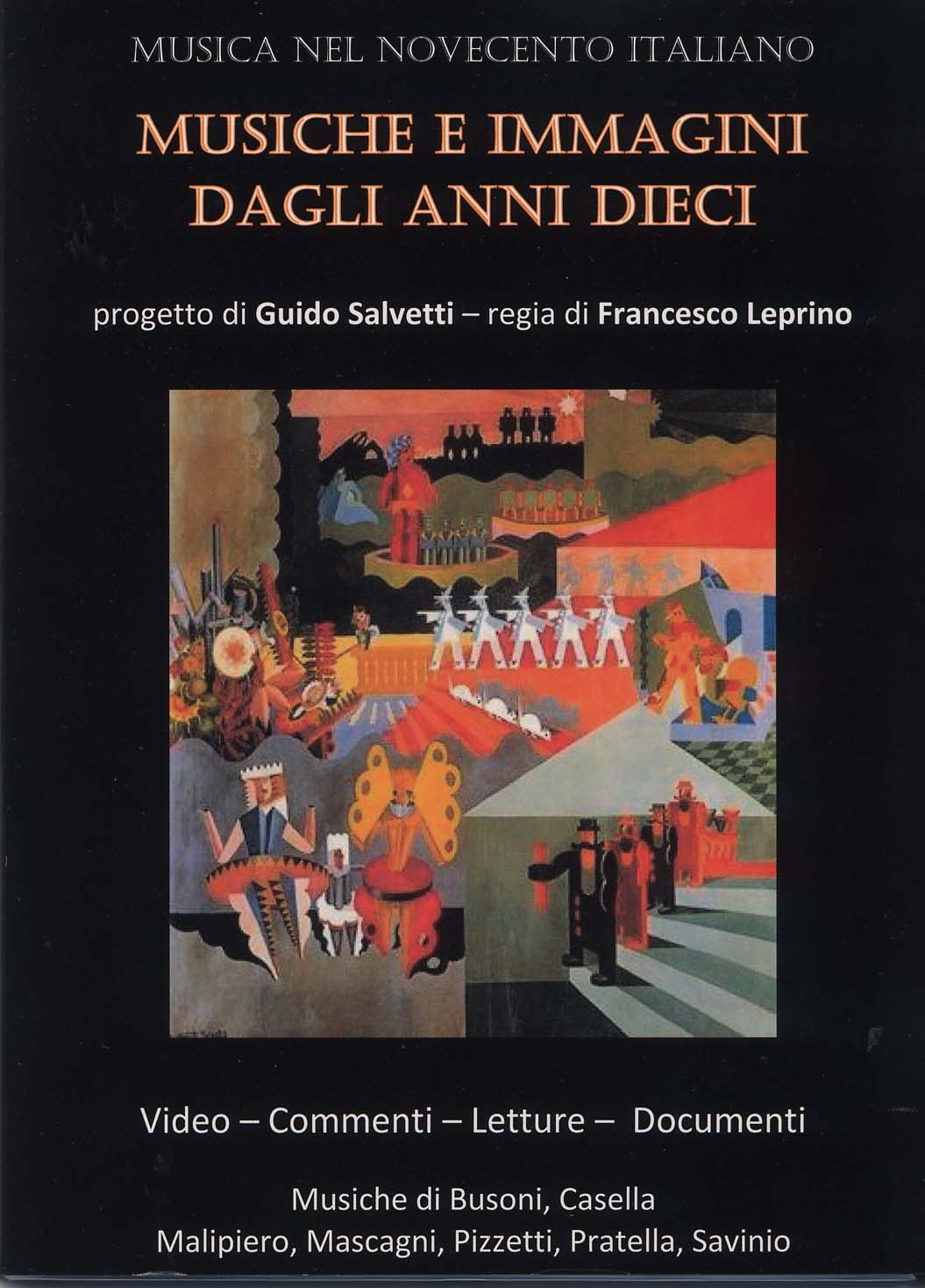 copertina CD Musiche del Novecento italiano