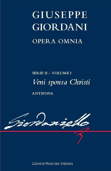 copertina «Giuseppe Giordani opera omnia»